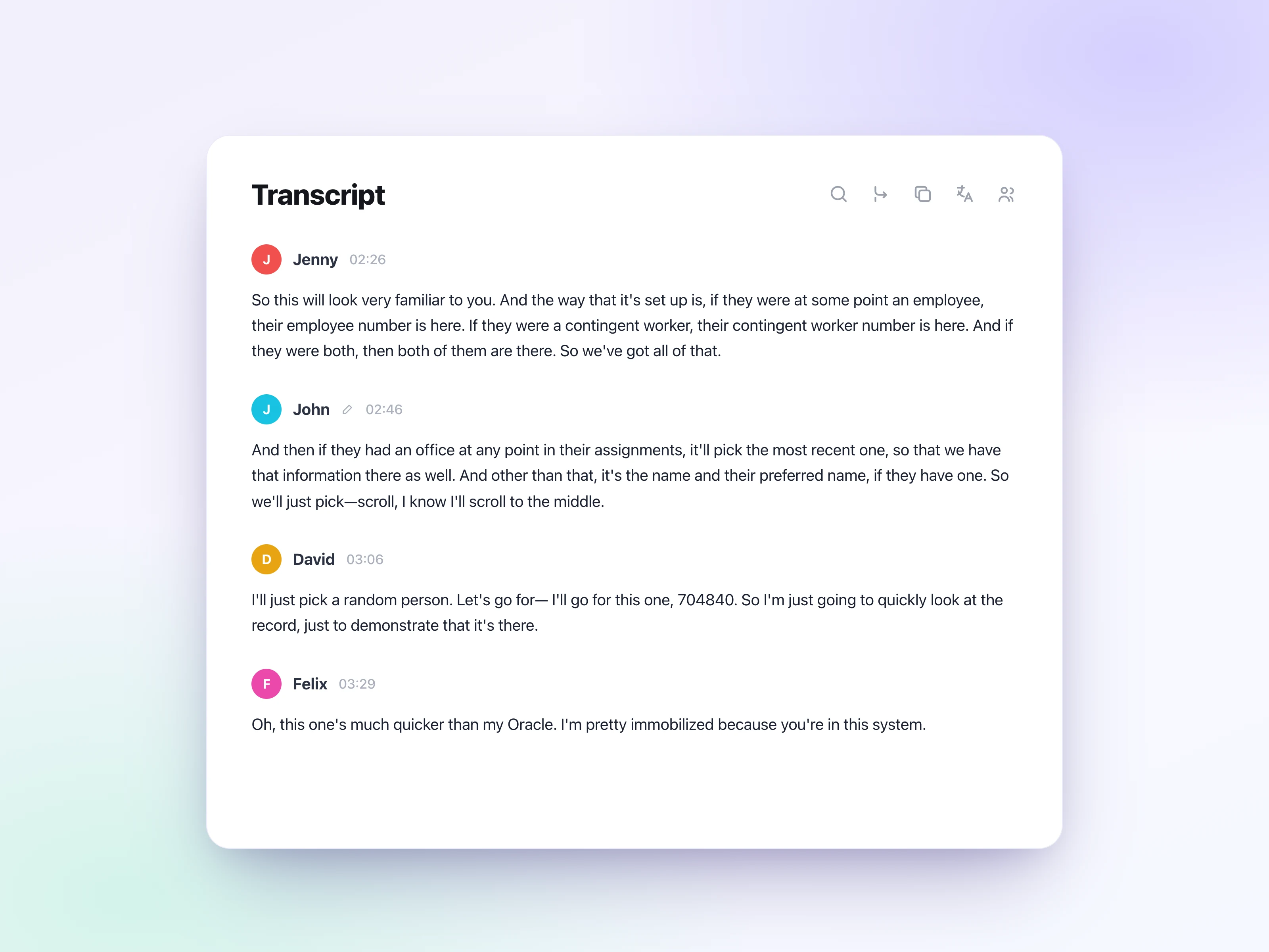 Transcription process illustration